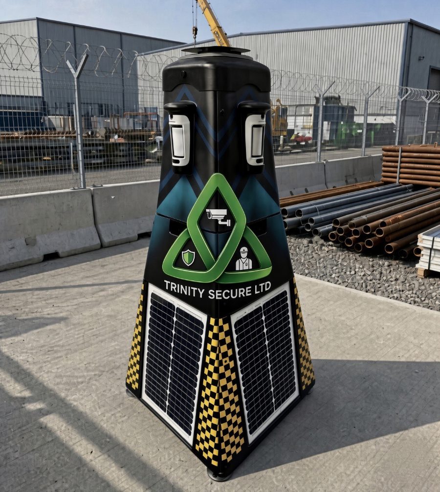 Trinity Secure mobile solar CCTV POD